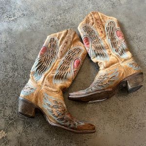 Corral Wing & Hearts boots
